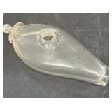 Early glass feeding bottle