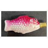 Fish vintage Christmas light bulb