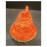 Papier-mï¿½chï¿½ vintage bell Christmas ornament