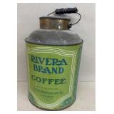 Rivera Brand Coffee Can
