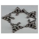 Sterling Grape bracelet