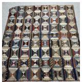 Log Cabin Quilt 6'1/2 x 5'1/2