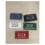 Miniature Texas, Tennessee, Florida, Missouri,