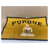 Purdue wool and felt vintage banner