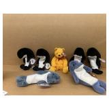 Winnie the Pooh Wells and dolphin TY beanie