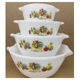 Fire king stackable bowls