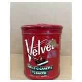 Velvet tobacco can