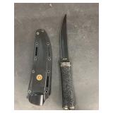 Budk knife with sheath