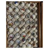 Cartoon advertising marbles