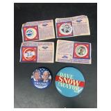 Donald Trump and other campaign buttons