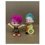 Little boy and girl figurines