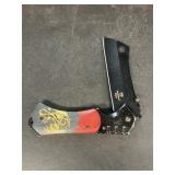 Snake eye pocket knife