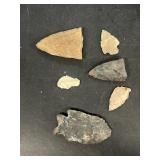 Indian arrowheads