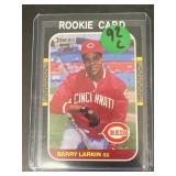 Barry Larkin 1987 Donruss rookie baseball card