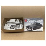 1949 Mercury sedan 1/25 scale model kit