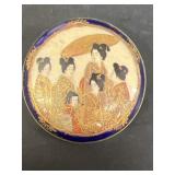 Antique Japanese Meiji satsuma brooch