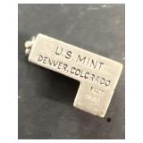 Sterling silver US MINT Denver, Colorado pendant