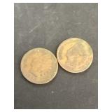 1893 and 1903 Indian head pennies