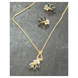 KREMENTZ necklace and earrings