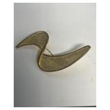 Costume jewelry brooch