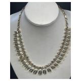 Antique colorful sparkle stones necklace