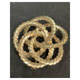 Costume jewelry brooch