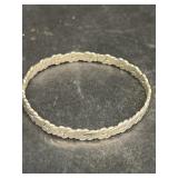 Sterling silver bangle bracelet