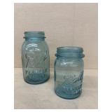 Blue ball jars