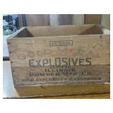 Explosive powder box
