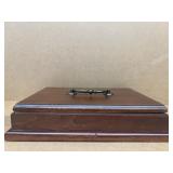 Wooden office paper holder