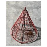Wire hanging basket