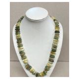 Colorful stone necklace