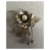 Antique brooch flower