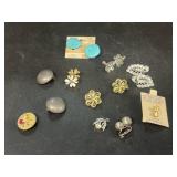 Costume jewelry earrings