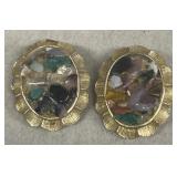 Antique stone earrings
