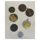 South African Penny, Sacajawea pendant, Rex