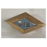 10k gold Sorority pin