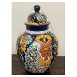 TALAVERA large covered jar