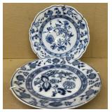 Germany, onion pattern plates
