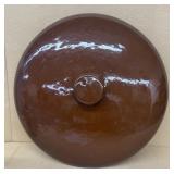 Large stoneware crock lid