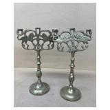 Brass lion design candle holder parts