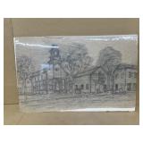 Pencil drawing from Richmond, Indiana