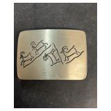 Indian design belt buckle
