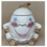 Humpty Dumpty Brush McCoy pottery cookie jar