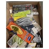 Fishing rubber worms