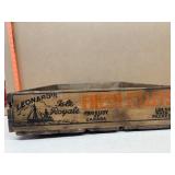 Leonard's fresh fish crate