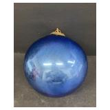 4 inch blue Christmas ornament
