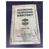 1949 Richmond Richmond, Indiana telephone