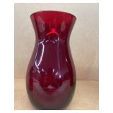 Ruby, red vase