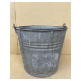 Galvanized bucket